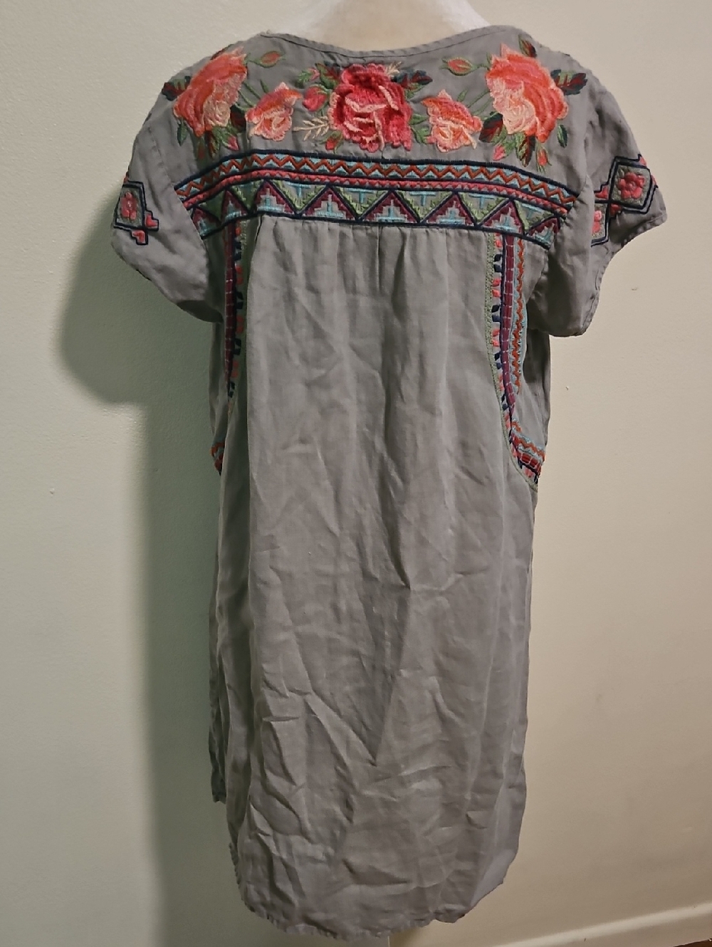 Johnny Was Linen Dress M - Picture 6 of 9